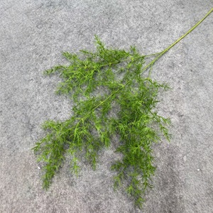 Nueva Planta Artificial Verde 2025, Flor de Seda de Nueve Hojas con Fragancia, Hierba Dorada de Mil Capas, Decoración de Boda Estilo <span class=keywords><strong>Bosque</strong></span> - Product Image 2