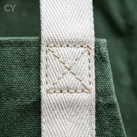 Tablier réglable de haute qualité avec logo personnalisé, résistant, pour femmes, hommes, artistes, salons de coiffure, baristas, cafés, boulangeries