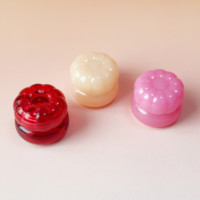 5g usine en plastique en gros mignon en forme de citrouille brillant à lèvres lèvre boue Blush pot crème solide parfum conteneur emballage cosmétique
