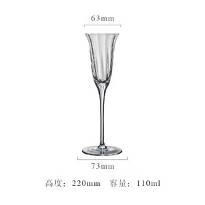 نظارات مارتيني على شكل بتلات ، أسلوب رائع ، أكواب زجاجية كلاسيكية أنيقة ، كأس مارتيني - Product Image 3