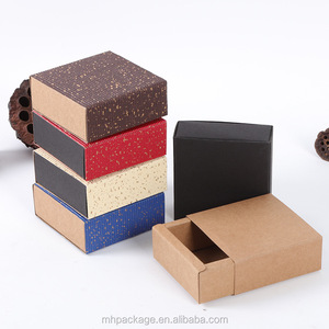 Kraft Black And Brown Paper Boxes Soap box