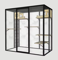 Cadre en alliage d'aluminium personnalisé pour villa de chat Tube en alliage d'aluminium pour bricolage Maison pour animaux de compagnie Toilette pour chat Cage pour chien Chambre pour villa de chat Fente en T Extrusion d'aluminium