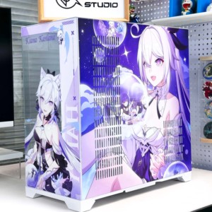 Nhà Máy bán hàng trực tiếp New honkai tác động 3 KIANA kasana chơi game trường hợp máy tính độ nét cao khắc Tempered Glass trường hợp - Product Image 2