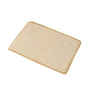 แผ่นรองข่วนแมวแบบมินิมอล รูปทรงสี่เหลี่ยมผืนผ้า ทำจากใยไซซอล สีขาวอมเทา สีเขียว เหมาะสำหรับห้องนั่งเล่น ห้องนอน ห้องทำงาน ห้องน้ำ ทนทานต่อการข่วน - Product Image 5