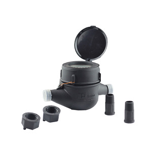 Multi-Jet Water Meter Nylon Plastic DN15 DN20 DN25 DN32 DN40 DN50 Threaded Internal Adjustment Dry Hot Cold Water Meter - Product Image 1
