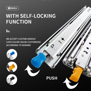 Heavy Duty 53mm Breite Schubladen führungen Chinesische Manufaktur <span class=keywords><strong>Lock</strong></span> Out <span class=keywords><strong>Slides</strong></span> für Küche Esszimmer Schlafzimmer & Outdoor Gym Anwendung - Product Image 3