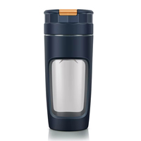 Mixeur portable mini électrique 600 ml pour jus de fruits frais, smoothie, bouteille de mixeur, tasse, cuisine de voyage, jus portables