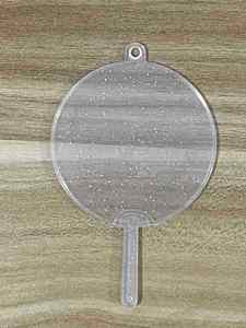 Abanicos de mano mini de PVC estilo estrella al por mayor, listos para usar, para conciertos de ídolos K-pop/J-pop, abanicos en blanco para fotos de ídolos - Product Image 2