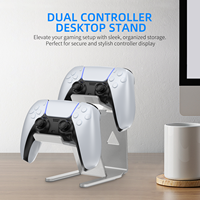 Support universel de contrôleur de bureau en métal pour accessoires de jeu PS5 Solution de gain de place réglable et sécurisée pour manettes de console