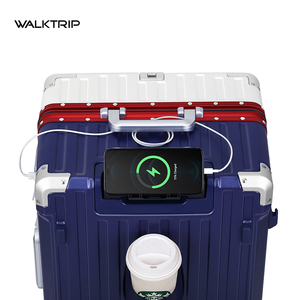 Walktrip Unisex 20/24/28/30 pollici telaio in alluminio Multi-funzionale <span class=keywords><strong>valigia</strong></span> <span class=keywords><strong>grande</strong></span> qualità Spinner ruote Unisex <span class=keywords><strong>valigia</strong></span> di qualità - Product Image 5