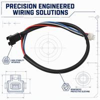 Rangkaian Kabel Harness Listrik Tembaga Kustom PVC/Nylon untuk Konektor Adaptor Elektronik Otomotif 2-Pin/4-Pin OEM