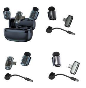 Micrófono de Solapa Inalámbrico MINI - Micrófono Inalámbrico <span class=keywords><strong>Miniatura</strong></span> de 2.4G para Transmisión en Vivo Móvil con Función de Reducción de Ruido - Product Image 3