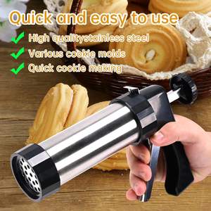 Outils de pâtisserie en acier inoxydable, pistolet à crème, pistolet à biscuits, artefact fait maison, <span class=keywords><strong>moule</strong></span> à presser, presse, ensemble de pistolets à décorer - Product Image 6