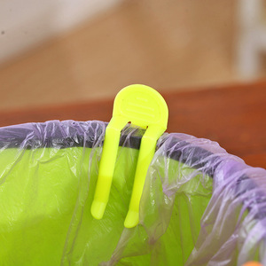 Trash Can Clips Garbage Bag Holders Reusable Side Clips For Wastebasket Anti Slip Fixers Modern Design Storage Clips - Product Image 2