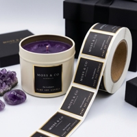Etiquetas Adhesivas Personalizadas Ecológicas, Holográficas, Impermeables y Duraderas para Botellas de Cosméticos, Aceites Esenciales y Perfumes