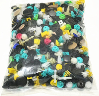 Attaches rapides pour voiture, clips de pare-chocs, 500 pièces/sac, en nylon/POM, pièces automobiles neuves pour rénovation/amélioration 1