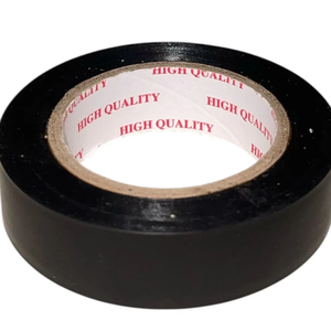 Fuerte 18mm X 20yard-130mic Cinta aislante de cable de PVC impermeable para cableado eléctrico doméstico Sensible a la presión duradera - Product Image 1