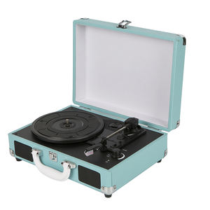 Reproductor de discos y maletas giratorias de vinilo, maletín con USB, gran oferta - Product Image 6