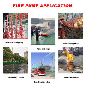 ปั๊มน้ำดับเพลิงแบบจุ่มใต้น้ำ 25 แรงม้า ระบบกังหันแนวตั้ง สำหรับอุตสาหกรรม 500 แกลลอนต่อนาที ปั๊มน้ำดับเพลิงแบบแรงเหวี่ยง - Product Image 3