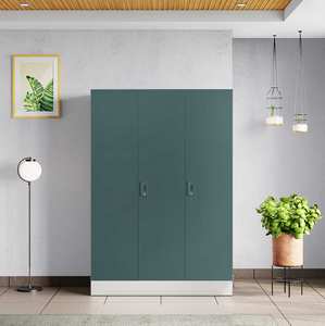 Guardaroba d'acciaio laminato a freddo alla moda per l'organizzazione di stoccaggio e vestiti della camera da letto dell'appartamento - Product Image 4