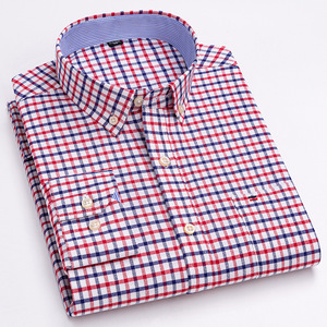 <span class=keywords><strong>Camicie</strong></span> da Uomo all'Ingrosso in Cotone a Quadri in 62 Colori Taglie 38-47 <span class=keywords><strong>Camicie</strong></span> Eleganti a Righe Colletto Classico Vestibilità <span class=keywords><strong>Regular</strong></span> Camicia Formale - Product Image 1