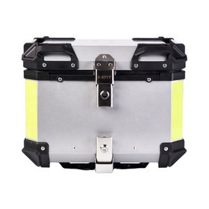 Xe Máy Nhôm Hợp Kim Không Thấm Nước Phía Sau Trường Hợp Kim Loại Trở Lại Top Box Động Cơ Xe Đạp Xe Máy Thân Đuôi Hộp Túi Hành Lý Hành Lý - Product Image 6