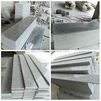 Carrelage d'escalier en pierre de granit gris G602 chinois bon marché