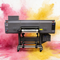 Harga Pabrik Printer UV DTF Flatbed 60cm Baru All-In-One Otomatis untuk Head I3200 Mesin Cetak Stiker Tinta UV Garansi 1 Tahun