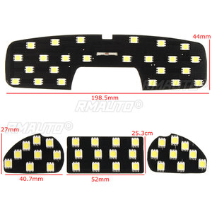 ไฟ LED 12V สำหรับภายในรถยนต์ โคมไฟโดม ไฟอ่านหนังสือ LED สีขาว ไฟแผนที่ สำหรับรถฟอร์ด อีโค่สปอร์ต / สำหรับรถฟอร์ด โฟกัส 2 MK2 ปี 2007-2014 - Product Image 2