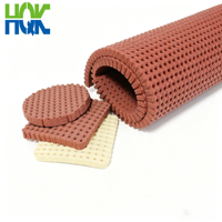 Feuille de mousse de silicone perforée haute élasticité, épaisseur et couleur personnalisables