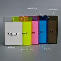 Étiquettes volantes pour vêtements, étiquettes personnalisées avec logo, cartes de visite pour vêtements avec logo, en PVC plastique transparent sur mesure