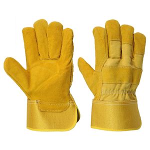 ENTE SAFETY Guantes de seguridad de invierno de trabajo de cuero de vaca duraderos de alta resistencia para soldadura protectora de mano para el trabajo - Product Image 1