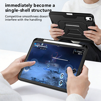 7 Gün Hızlı Teslimat Stokta Dahili Kalem Tutucu PU Deri Kılıf Akıllı Kapak Üçlü Katlanır iPad 10. Nesil Kılıf 10.9 İnç