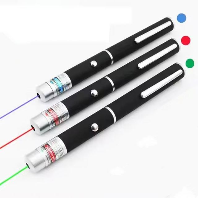 Long Distance Laser Pointer Wireless Presenter Red Green Purple Light Teaching Pen for Presentation