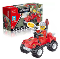 Kit de briques de construction emboîtables en plastique ABS, jouet de puzzle à assembler soi-même, mini boîte de vente au détail, blocs de construction pour les enfants de 5 à 7 ans, unisexe