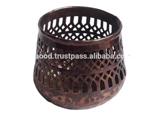 คำปฏิญาณอลูมิเนียมคุณภาพสูงตัดด้วยมือรูปแบบโมร็อกโกในพื้นผิวทองเหลืองโบราณนอกจากนี้ยังมีการตกแต่งอื่นๆ - Product Image 2