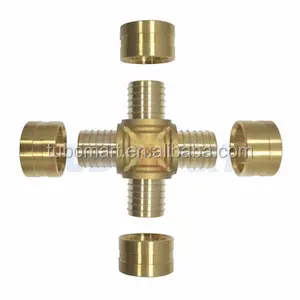 Factory Supplier Pex Pipe Sliding Tight Fittings Plumbing Material Brass Sliding Sleeve Fittings