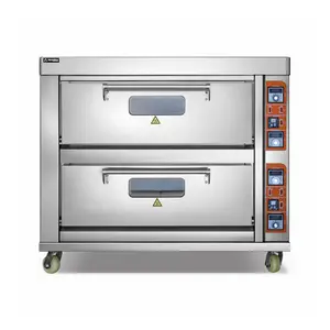 New arrival best-selling commercial stainless steel bake gas rational combi convection pizza oven