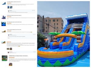 Commerciale Garde16ft 18ft 20ft 23ft piscina giocattoli gonfiabili acquascivolo gonfiabile - Product Image 4