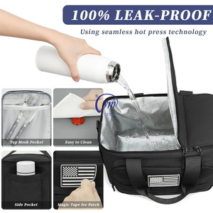 Bolsa Térmica Táctica para Almuerzo, para Campamento, Senderismo, Picnic al Aire Libre, para Hombre, con Sistema Molle EDC - Product Image 4