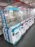Pièce-espace lapin grue électronique prix Machine enfants pousser jouet griffe grue avec Mini Clip jeu jouets en peluche poupée Machine
