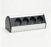 Station de prise de courant à fixer sur le bord de la table avec ports USB à charge rapide