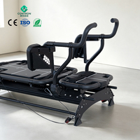 Reformer de Pilates Commercial CONTRON, Cadre Métallique Durable, Écologique, Multifonctionnel, Équipement d'Entraînement et de Fitness pour Studio