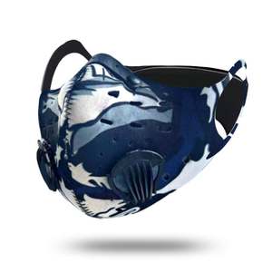 Masque facial en maille à charbon actif I-0690, anti-poussière, masque de conduite avec filtre, valve de protection - Product Image 2