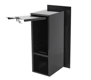 Встраиваемый почтовый ящик с ключом, всепогодный, для забора/стены, из стали и алюминия, для сада, для посылок - Product Image 6