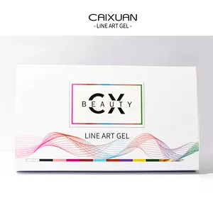 CX Beauty Line Painting Gel Nail Art Gel 24 Colors Kit Wholesale