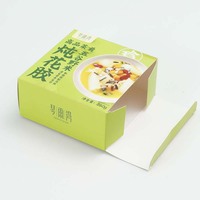 Capsule de chocolat sucré imprimée personnalisée Cookie scellé Tuck Top boîte d'emballage en carton de qualité alimentaire en papier