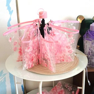 Parapluie Transparent 3D Chaton Fleur de Cerisier, Parapluie Pliant Manuel/Automatique en PVC, Parapluies Printemps <span class=keywords><strong>Libellule</strong></span> - Product Image 6