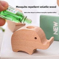 Bâtonnets diffuseurs en bois parfumés à l'huile essentielle anti-moustiques, senteurs pin et teck – Décoratifs