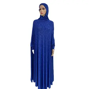 MC-1641 2023 Großhandel muslimische Kleider lange Ärmel dubai islamische Kleidung abaya Hijab-Kleid